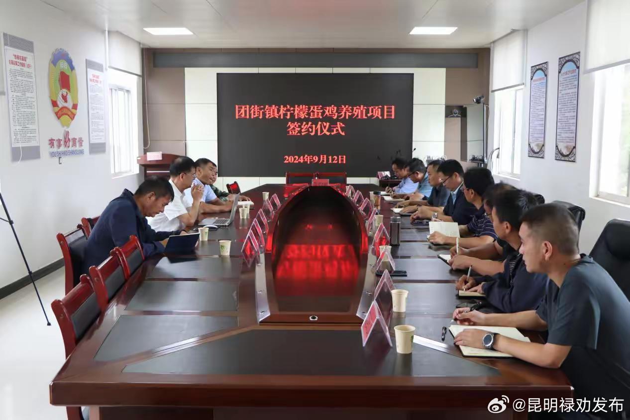 禄劝团街镇柠檬蛋鸡养殖项目签约