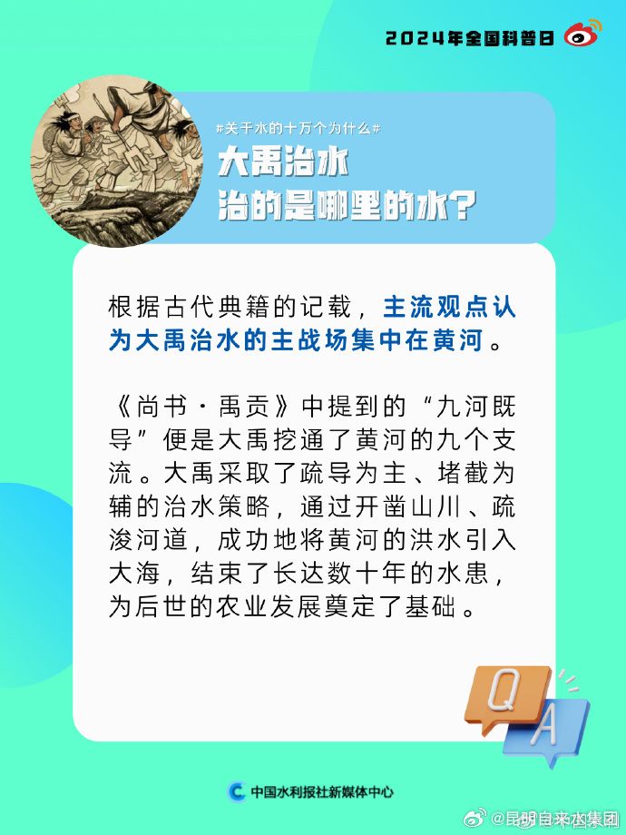 大禹治水治的是哪里的水？