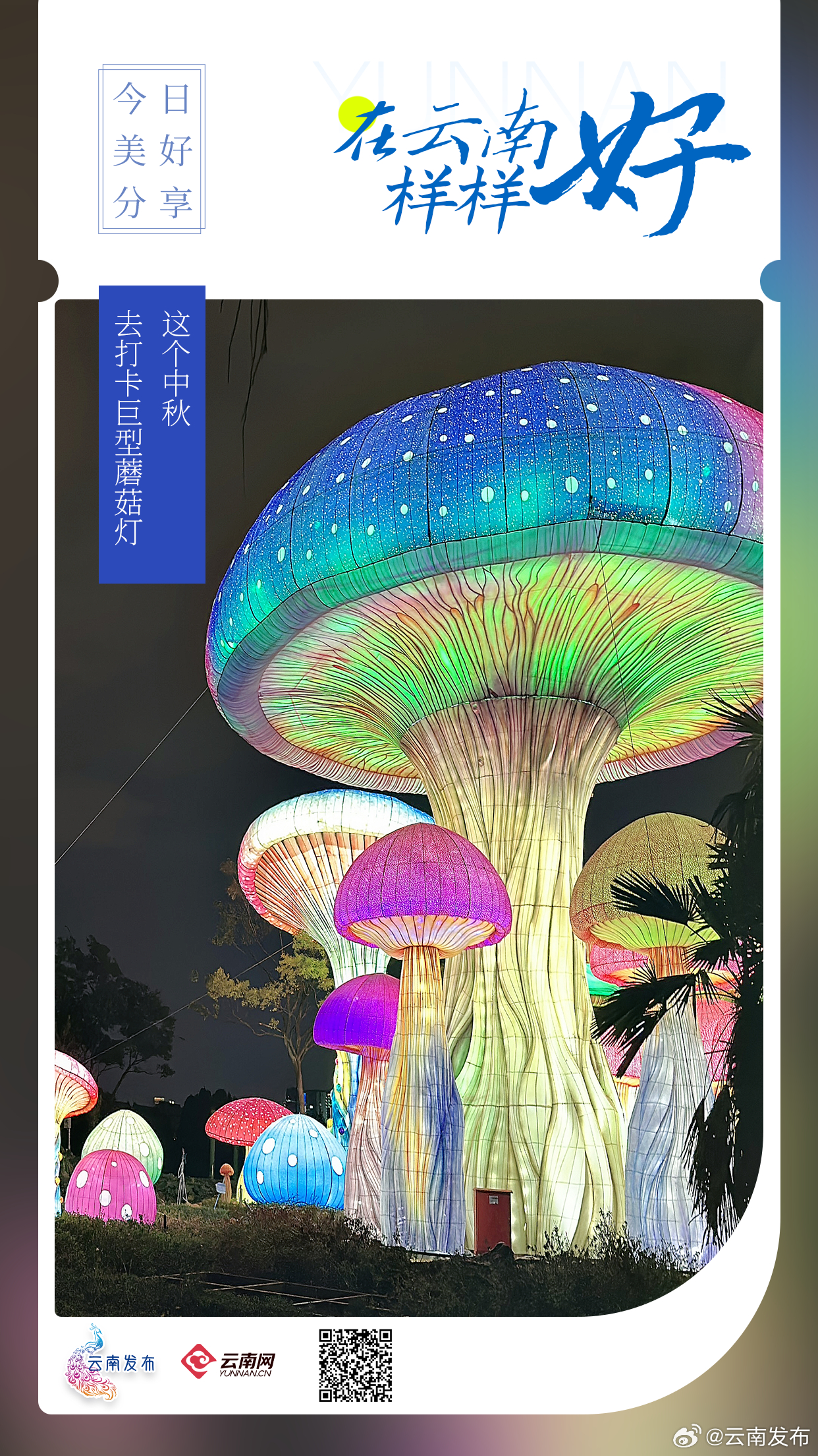 这个中秋，去打卡巨型蘑菇灯！