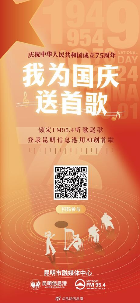 来创作一首AI歌曲送给祖国