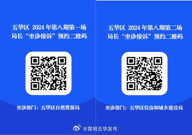 五华区第八期“局长坐诊接诉”活动公告
