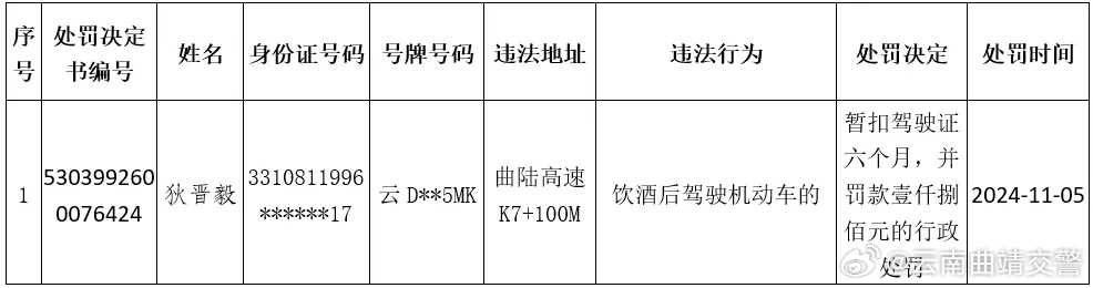 关于送达处罚决定书的公告 