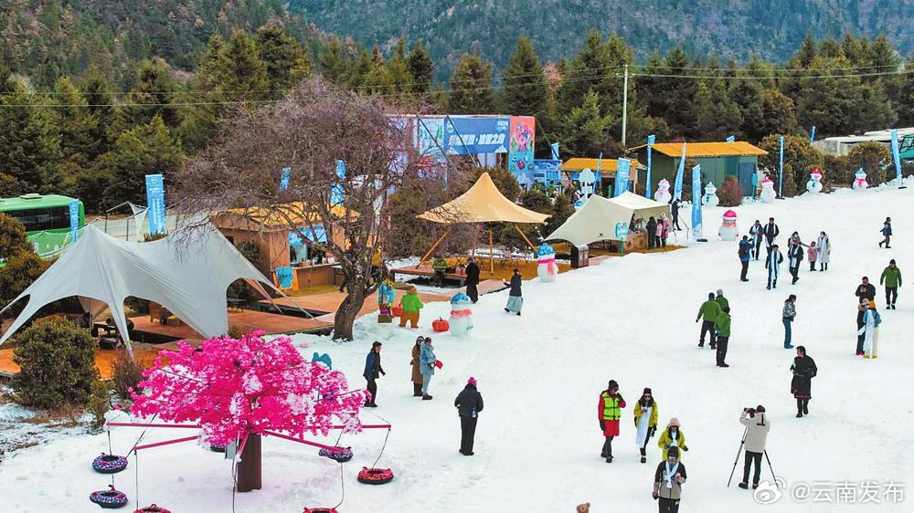 在云南也能滑雪普达措景区“香格里拉·冰雪之约”活动启幕