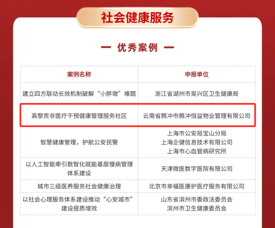 健康腾冲