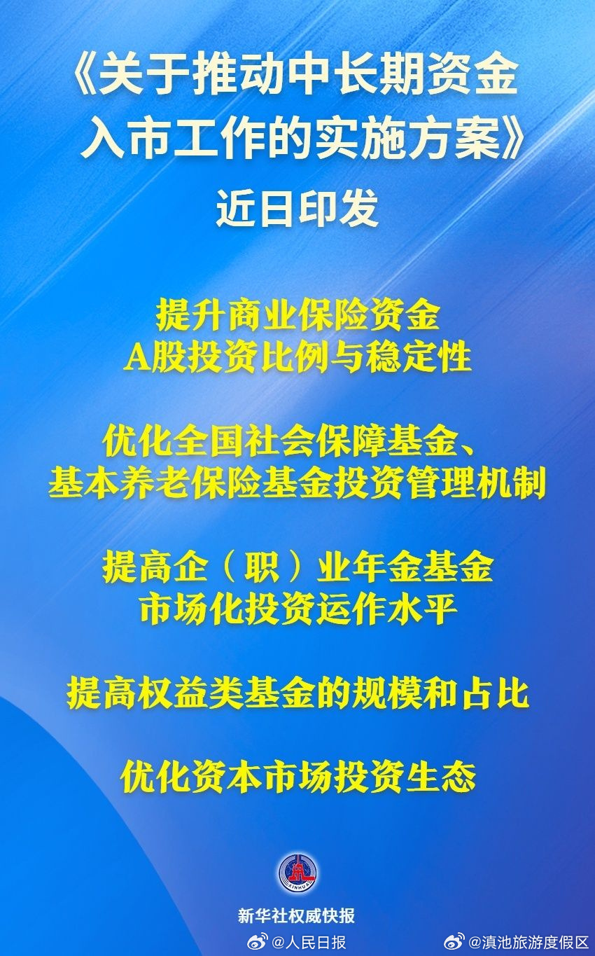 6部门推动中长期资金入市方案