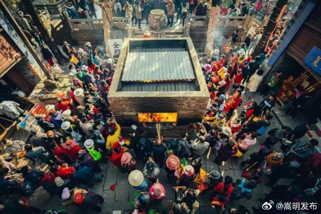 “金”彩纷呈！昆明金殿庙会年味满满