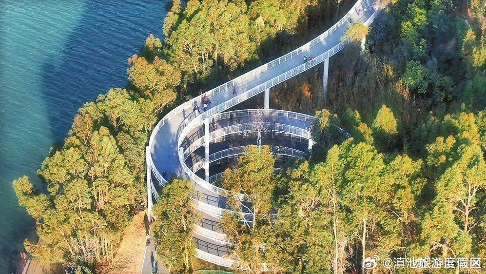 滇池绿道风景美