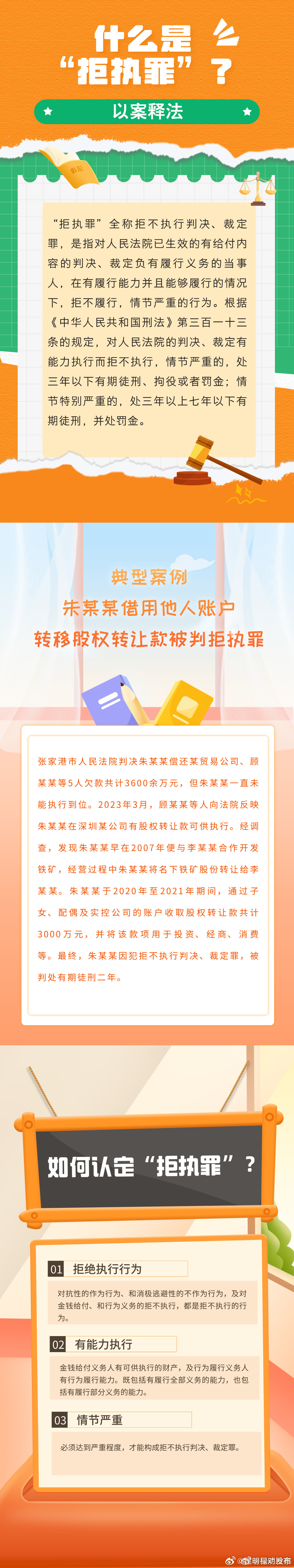 以案释法 | 有钱不还？“拒执罪”专治老赖！
