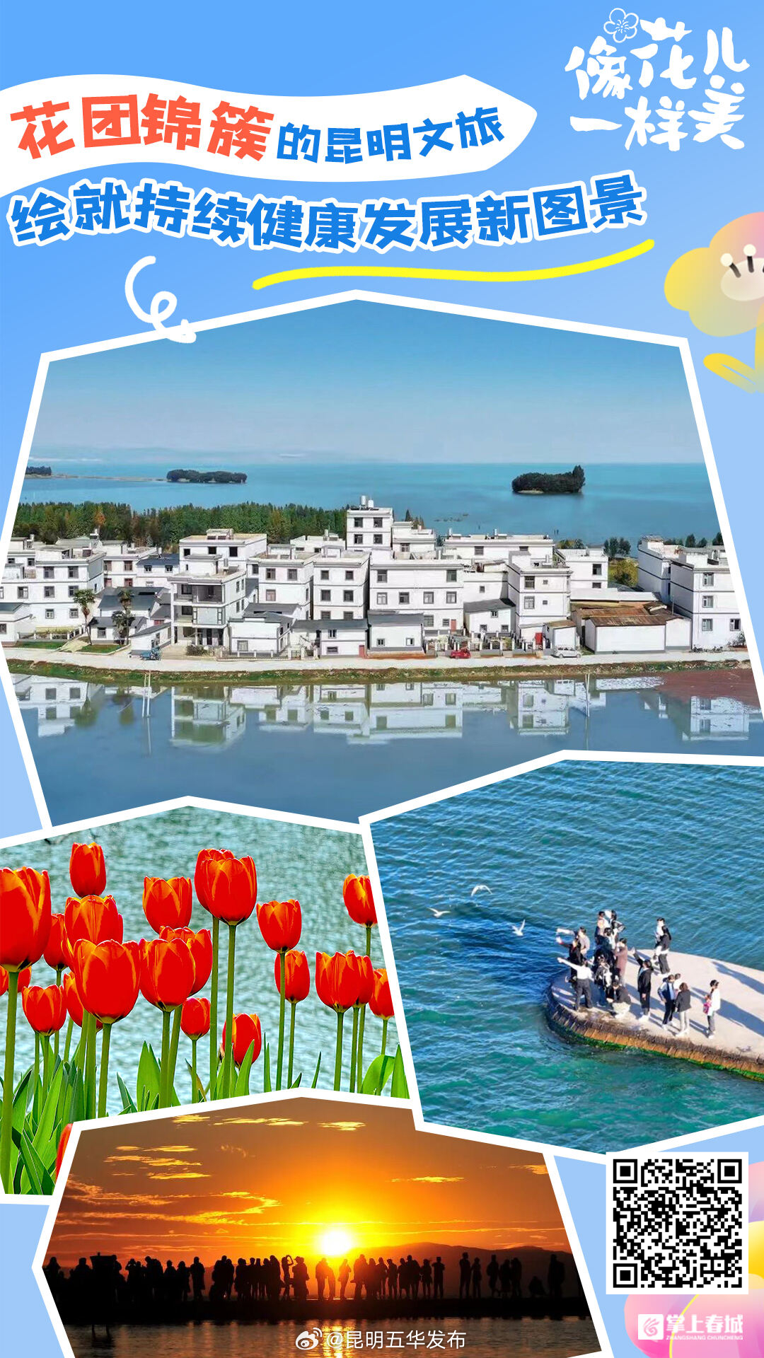 像花儿一样美丨花团锦簇的昆明文旅，绘就持续健康发展新图景