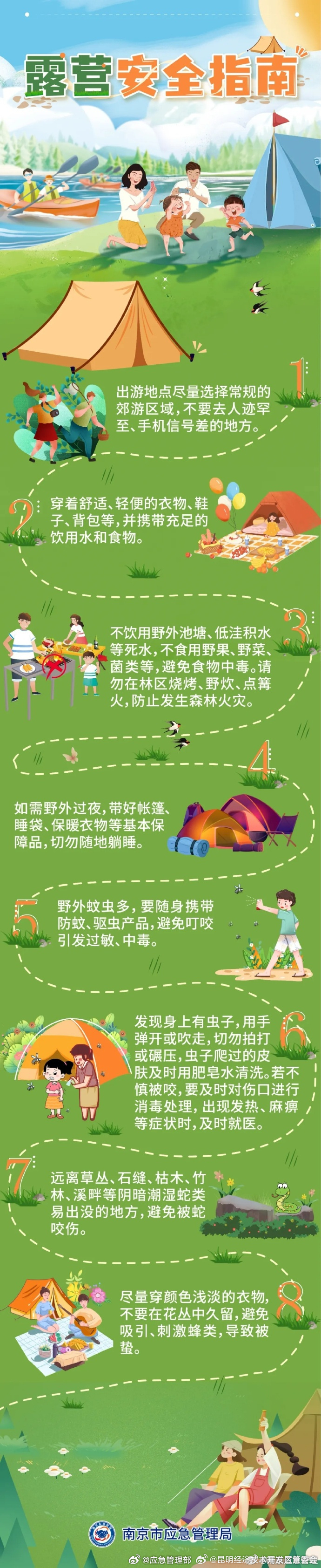 想要体验露营松弛感？收好这份露营安全小贴士！