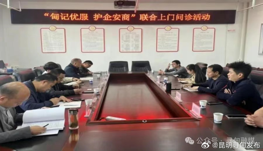 寻甸县开展“甸记优服 护企安商”联合上门问诊活动