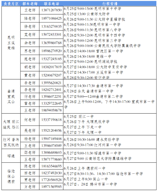 云南省招生考试院