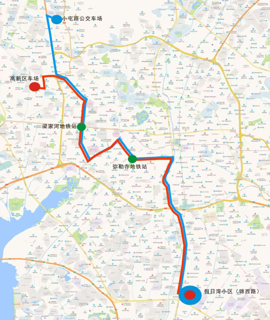 注意!昆明这条公交线路走向和停靠站点有调整